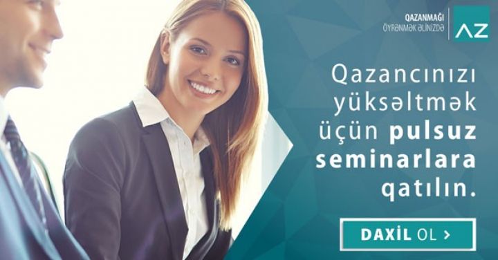 Pulsuz seminarlara qatılın