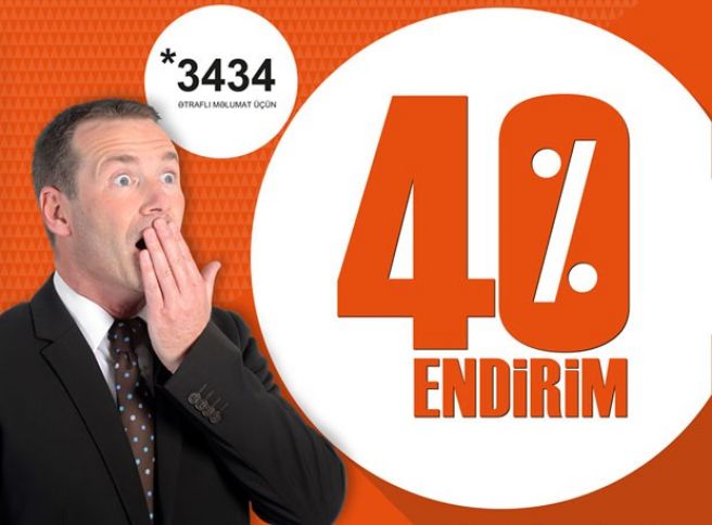 Ofisiniz üçün mebellər 40% endirimlə!