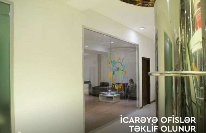 Şəhərin mərkəzində icarəyə ofislər!
