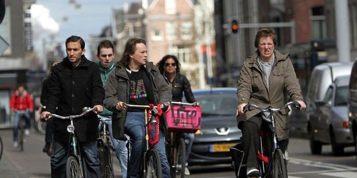 Bu şəhərdə avtomobildən çox velosiped var