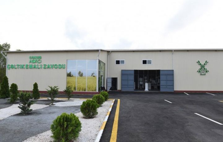 Azərbaycanda çəltik zavodu açıldı