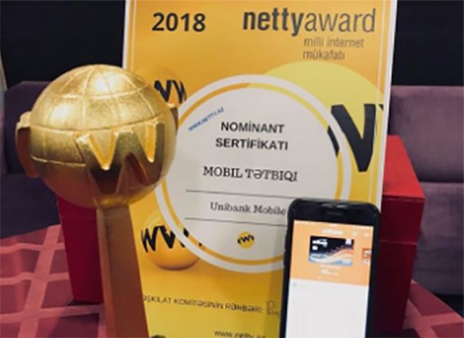 Unibank Mobile Azərbaycanın ən yaxşı mobil əlavəsi seçilib