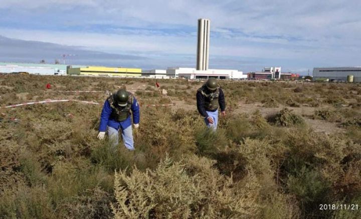 Sumqayıt Texnologiyalar Parkında 7 top mərmisi tapılıb