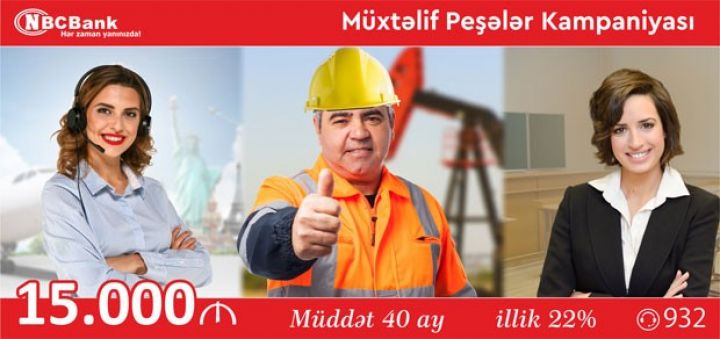 NBC Bank "Müxtəlif Peşələr" layihəsinə start verdi