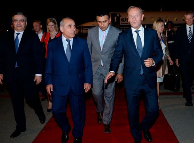 Avropa İttifaqı Şurasının prezidenti Azərbaycana səfərə gəldi