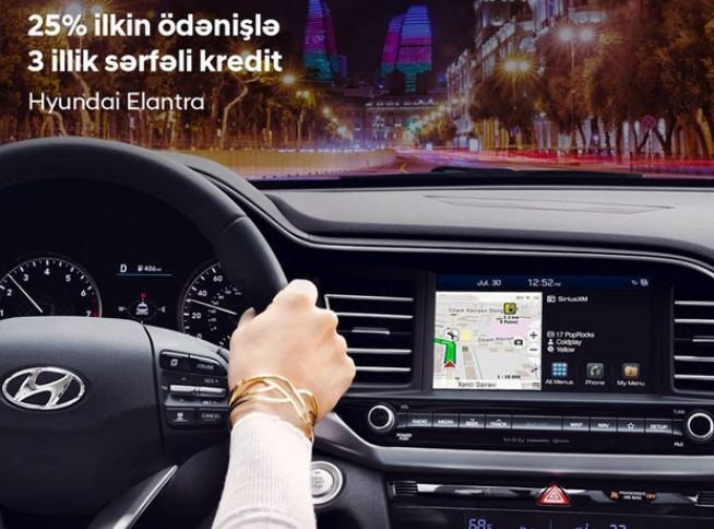 Accent və Elantra sərfəli kredit şərtləri ilə!