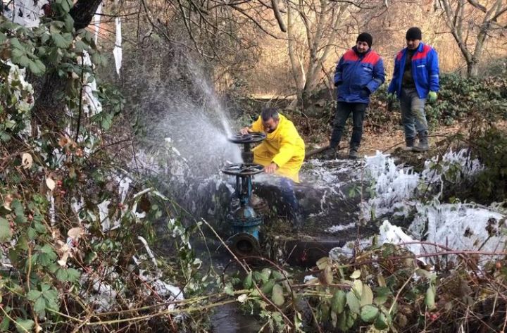 Şuşa şəhərinə su verilib