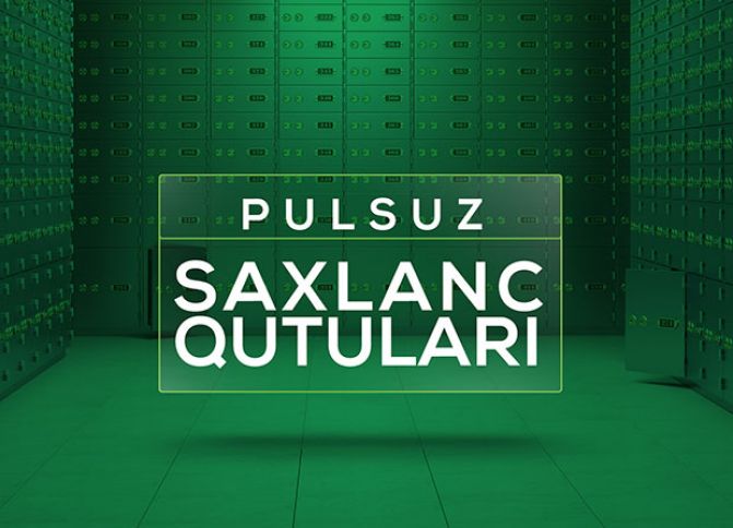 Rabitəbank ödənişsiz saxlanc seyfləri təklif edir!