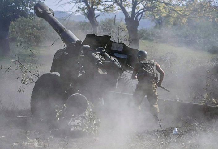 Düşmən kəndlərimizi artilleriya atəşinə tutur - TƏCİLİ