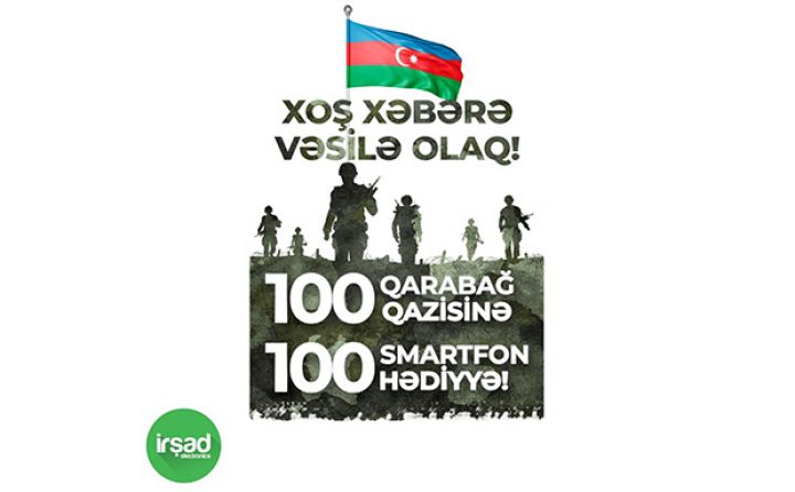 “İrşad Electronics” yaralı hərbçilərə mobil telefonlar hədiyyə etdi