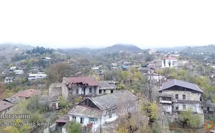 Hadrutun havadan videogörüntüsü - VİDEO