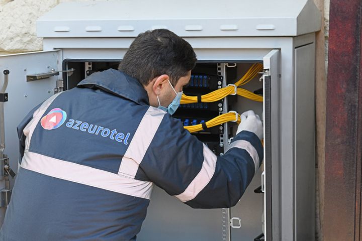 “İçərişəhər”də optik şəbəkə  istifadəyə verilib