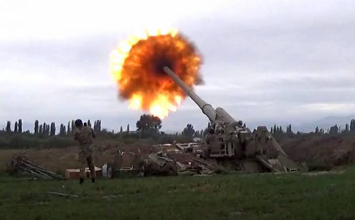 Hazırda düşmən Ağdam rayonu ərazisini atəşə tutur