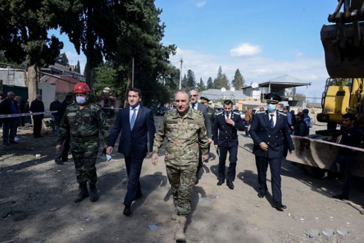 Azərbaycanın dövlət rəsmiləri Gəncədə