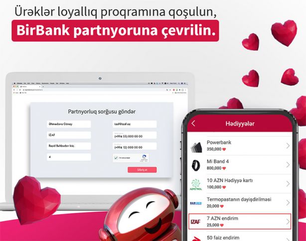 BirBank-ın “Ürəklər”inə qoşulmaq daha rahat oldu