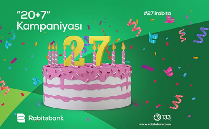 “Rabitəbank”ın 27-ci yaşında hər kəsi sevindirən kampaniya