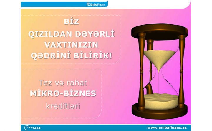 Tez, rahat və sərfəli biznes kreditləri - ŞƏRTLƏR