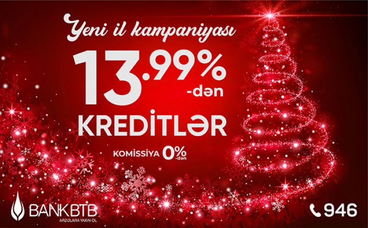 Bank BTB  kredit faizlərini endirdi