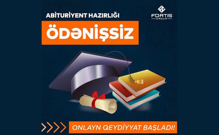 8-ci sinifdə təhsil alan şagirdlər üçün qeydiyyat başladı - ÖDƏNİŞSİZ TƏHSİL