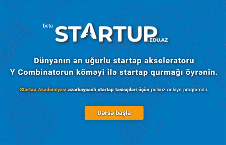 Azərbaycanda sahibkarlar üçün pulsuz proqram - STARTAP QURMAĞI ÖYRƏN!