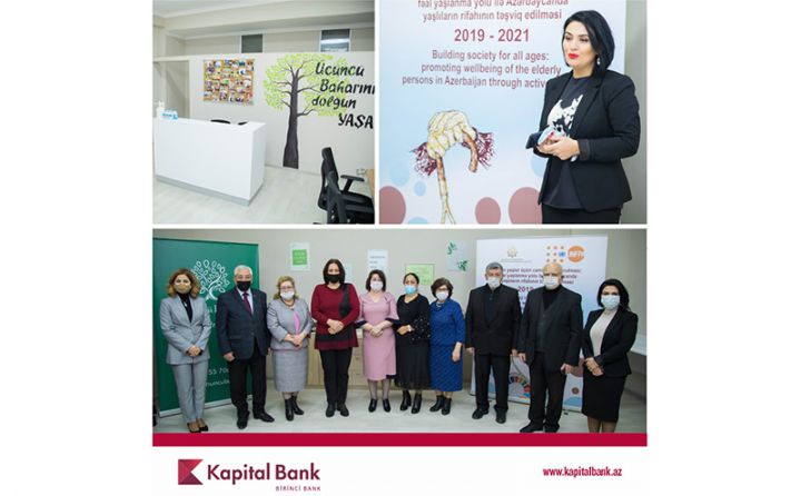 Kapital Bank-ın dəstəyi ilə daha bir “YAŞA” mərkəzi fəaliyyətə başladı