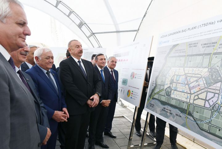 Ağdam cənnət olacaq - Venesiyadakı kimi kanal, şəhər şəlaləsi...