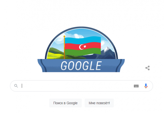“Google” Azərbaycanda Müstəqilliyin Bərpası Gününə dudl həsr edib