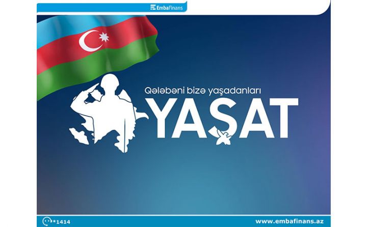 Embafinans  “YAŞAT” Fonduna 30 min manat  yardım etdi