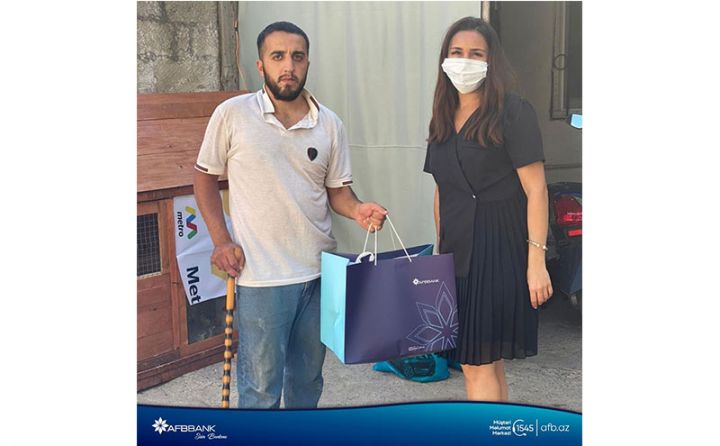 AFB Bank-ın dəstəyilə “Qazilərimizə Qurban Payı” aksiyası keçirilib
