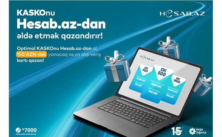 PAŞA Sığorta və Hesab.az-dan avtomobil sahiblərinə xoş xəbər!