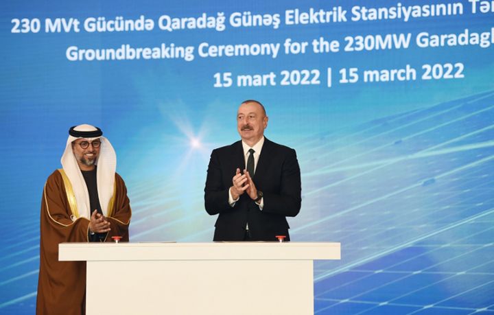 Qaradağda inşa ediləcək Günəş Elektrik Stansiyasının investisiya dəyəri açıqlandı