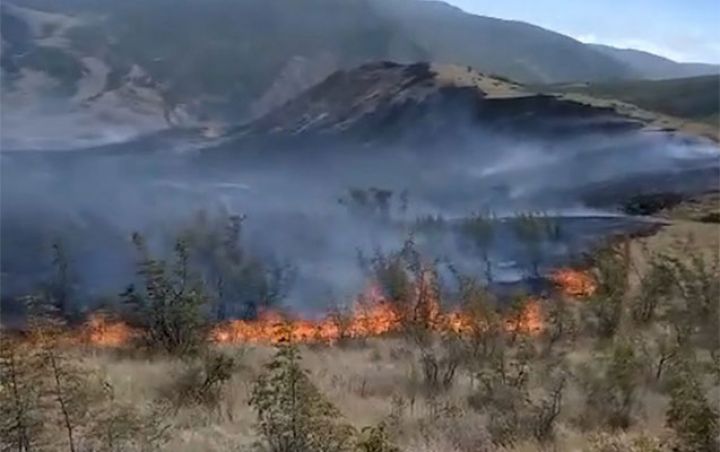 Şamaxıda da yanğın başladı