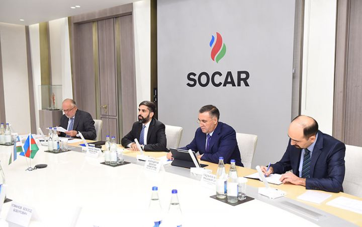 Rövşən Nəcəf Özbəkistanın energetika nazirinin birinci müavinilə görüşüb