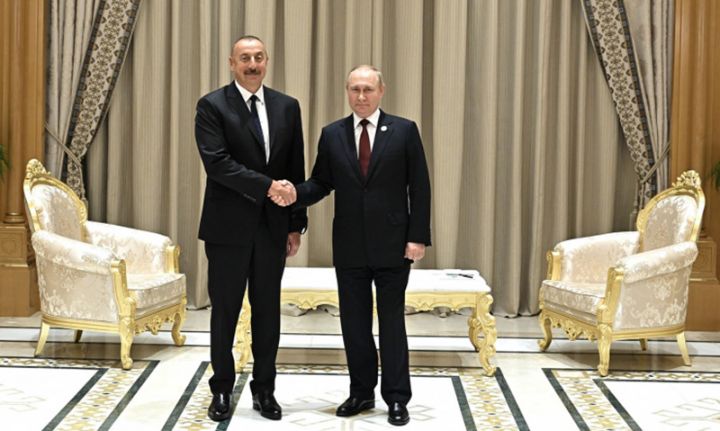 Əliyevin Putin ilə görüşü olub