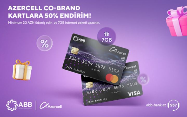 ABB-nin Azercell kartlarını yarı qiymətinə əldə etmək fürsəti!