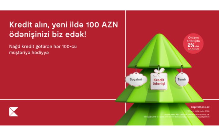 Kapital Bank-dan Yeni ilə özəl nağd kredit kampaniyası