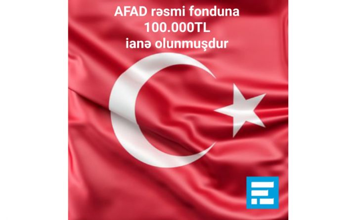 "Embafinans" da Türkiyəyə maddi yardım etdi - MƏBLƏĞ