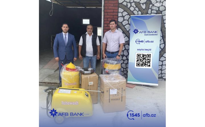 “AFB Bank”dan aztəminatlı 4 vətəndaşın biznesinə dəstək