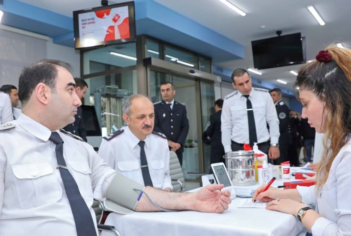 Dövlət Miqrasiya Xidməti tərəfindən qanvermə aksiyası keçirilib