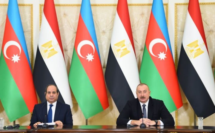 Əliyev və Əs-Sisinin mətbuata bəyanatları