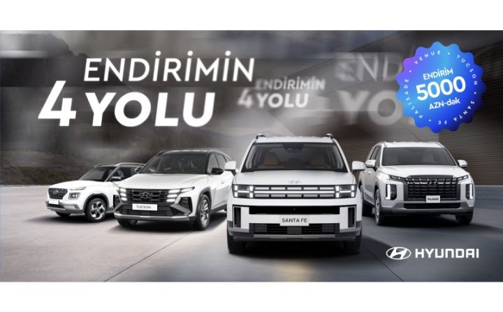Hyundai modellərində endirimin 4 yolu!