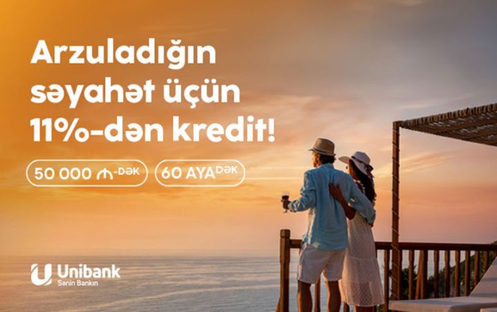 Bank istirahət keçirmək üçün çox sərfəli kredit təklif edir