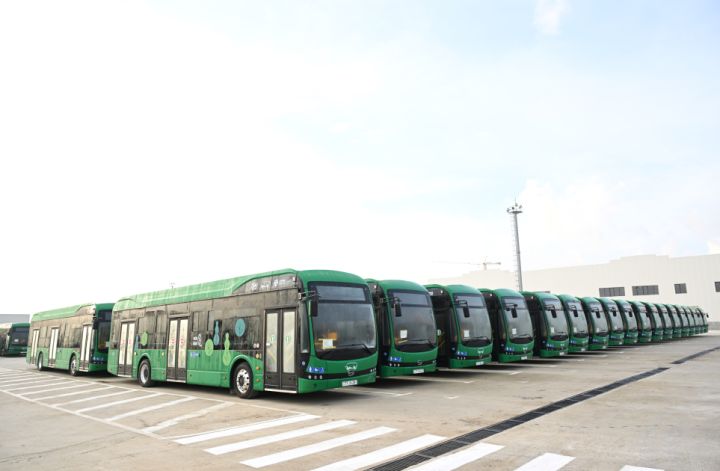 Avtobus parkı 160 ədəd “BYD” avtobusundan ibarətdir - Uzunluğu 12 metr, sərnişin tutumu 83 nəfərdir