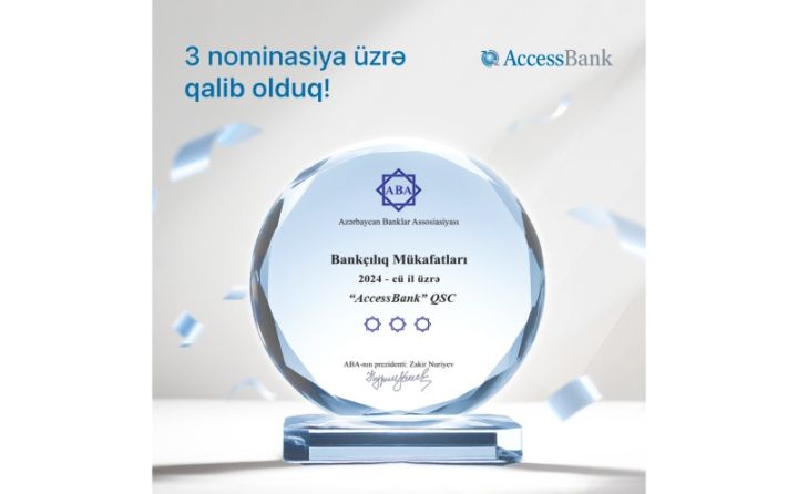 AccessBank 3 nominasiya üzrə qalib oldu!