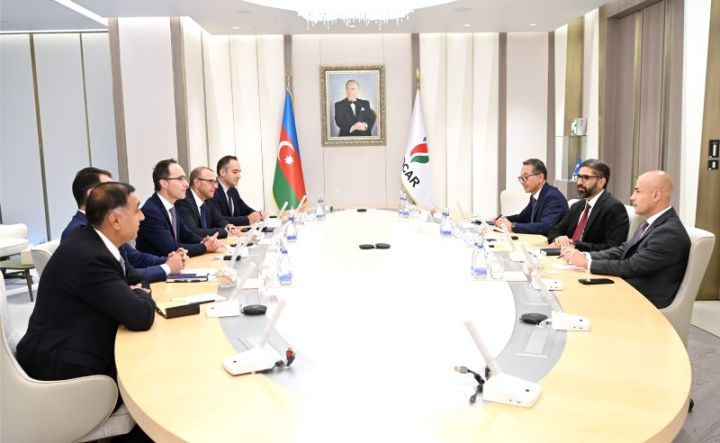 SOCAR-ın prezidenti “Arthur D. Little" şirkətinin qlobal rəhbəri ilə görüşüb