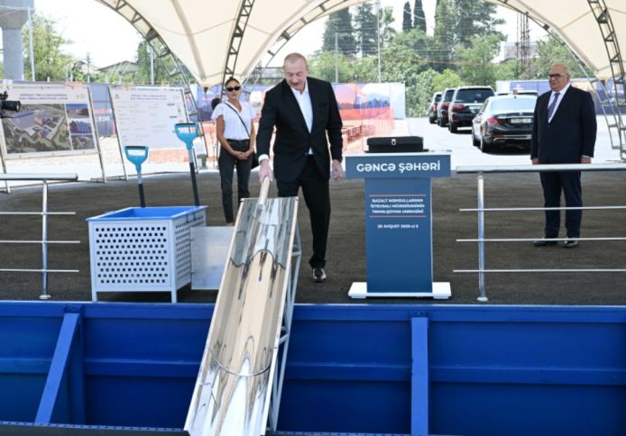 27 milyon manatlıq orqanik gübrə istehsalı zavodunun təməli qoyuldu - 200 nəfər işlə təmin olunacaq