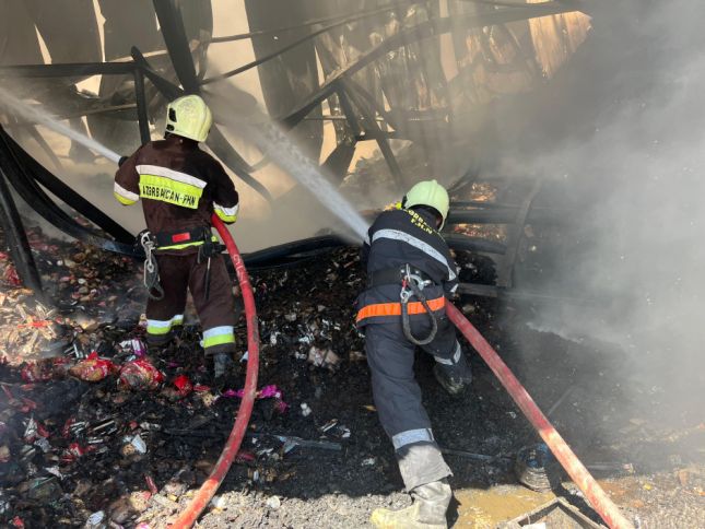 “Sədərək”dəki yanğın tam söndürülüb