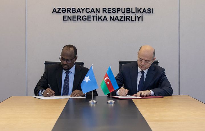 Azərbaycan və Somali neft və qaz sahəsində əməkdaşlığa dair anlaşdı