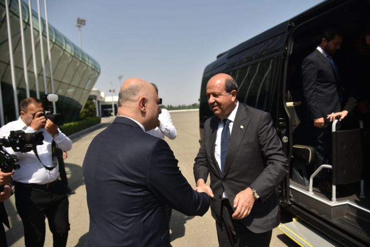 Şimali Kipr Türk Respublikasının Prezidenti Azərbaycana gəldi