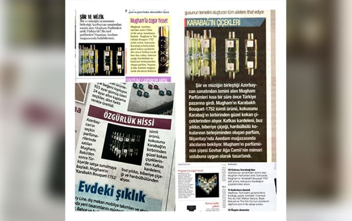 “Mugham” milli parfüm brendinin Türkiyədəki növbəti nailiyyətləri